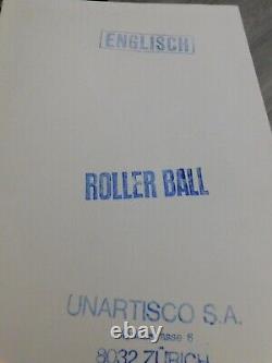 Rollerball Original US UK Poster 90x35cm 3513 1975 Jewison James Caan
