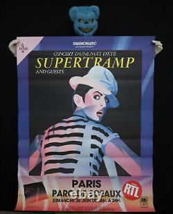 SUPERTRAMP Large original concert poster Paris 1983 Poster 150 x 115cm