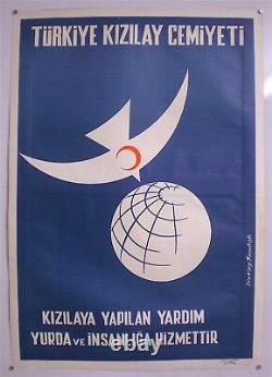 Saim Niyazi Resnelioglu Türk Kizilayi- Original Poster Circa 1960