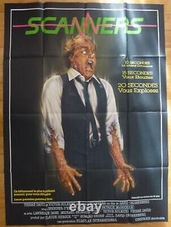 Scanners Patrick Mcgoohan David Cronenberg 1981 Original Poster 120x160 Poster