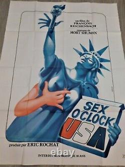 Sex O'Clock Original Poster 120x160cm 4763 1976 François Reichenbach