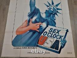 Sex O'clock Poster Original Poster 120x160cm 4763 1976 François Reichenbach