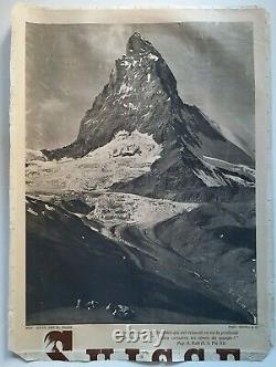 Ski Switzerland Switzerland Set Of 5 Antique/original Vintage Posters