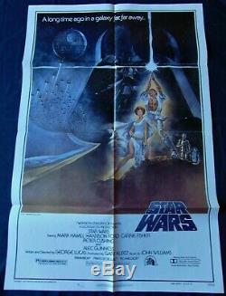 Star Wars IV Poster 68x104cm Us Bootleg Original Post One Sheet 2741