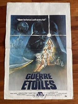Star Wars: The War of the Stars Original Poster 77 French 40x60 Cm RARE