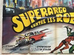 Superargo Vs. Robots (cinema Poster Eo 1967) Santo Original Movie Poster