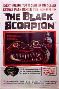 The Black Scorpion Original Poster Numbered 57/523 Rare Poster 1957