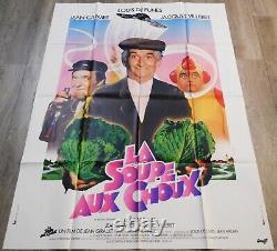 The Cabbage Soup Original Poster 120x160cm 4763 1981 Louis de Funes