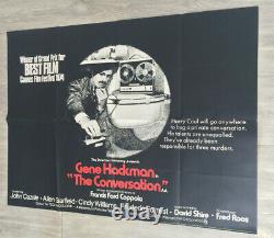 The Conversation 1974 Coppola Hackman Cazale Poster Original Poster English
