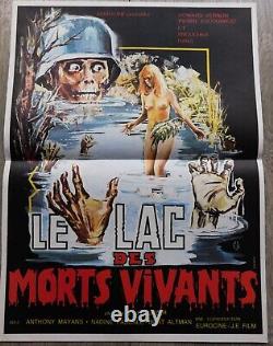 The Lake of the Living Dead Original Poster 40x60cm 1523 1981 Jean Rollin