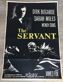 The Servant 1963 Joseph Losey Dirk Bogarde Original Poster UK