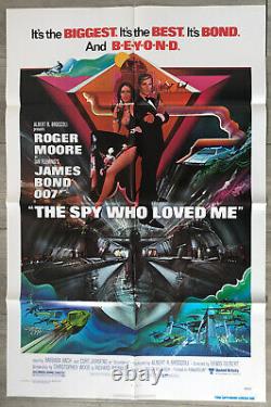 The Spy Who Loved Me 1977 James Bond Roger Moore Original Poster