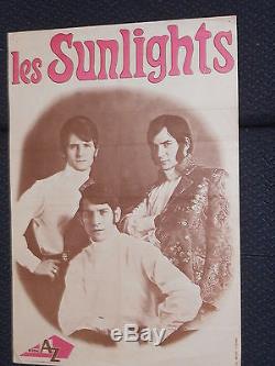 The Sunlights 60s 70s Hard Az Poster Rare Original French Poster
