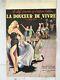 The Sweet Life Film 1960 Original Cinema Poster Movie Poster Fellini Mastroianni