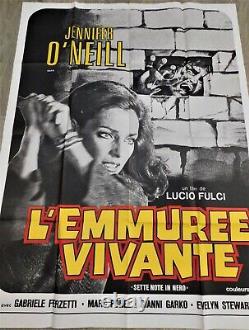 The Walled in Alive Original Poster 120x160cm 4763 1977 Lucio Fulci
