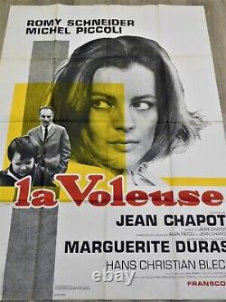 The title translated in English is: 'The Thief Original Poster 120x160cm 4763 1966 Romy Schneider Piccoli'