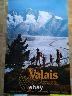 Travel Original Poster Original Swiss Valais Poster