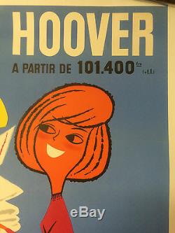 Vintage Poster Hoover Original Post By Fix Masseau Entoilée 83x123