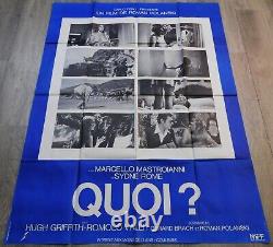 What Original Poster Display 120x160cm 4763 1972 Roman Polanski Mastroianni