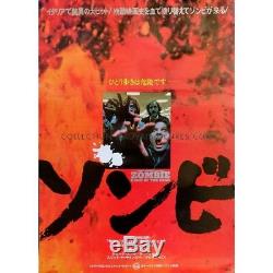 Zombie Poster Original Japanese 1979 Romero Dawn Of The Dead Poster