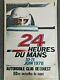 24 Heures Du Mans 1978 Affiche Originale Entoilée Aco Automobile Lardrot 59x39