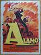 Alamo John Wayne Richard Widmark 1960 Affiche Originale 120x160 Vintage Poster