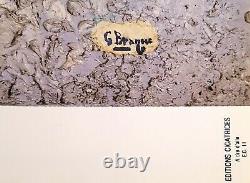 ART Braque affiche originale 1986 A Tire D'ailes/ Poster/ Collection/ Vintage
