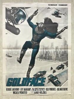 Affiche GOLDFACE le Superman (EO 1967) Ciné Original Moyenne French Movie Poster
