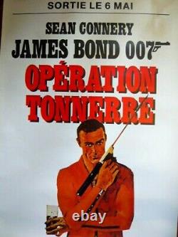 Affiche James Bond Opération Tonnerre Movie poster Thunderball 1965 Ed Originale