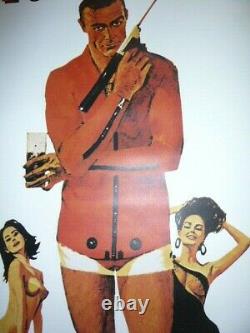 Affiche James Bond Opération Tonnerre Movie poster Thunderball 1965 Ed Originale