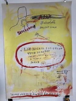 Affiche Jean Michel Basquiat Super Comb, original 1988 print
