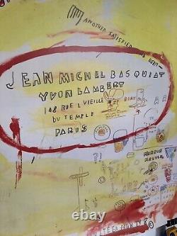 Affiche Jean Michel Basquiat Super Comb, original 1988 print