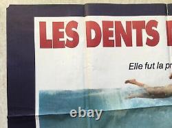 Affiche LES DENTS DE LA MER (EO 1976) Original Grande French Movie Poster JAWS