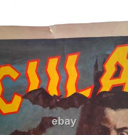 Affiche Original Poster Litho Dracula 1931 55x75 Vintage Bela Lugosi Stoker