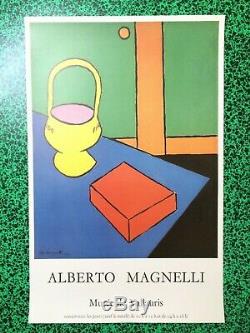 Affiche Original Poster Lot de 2 Alberto MAGNELLI Musée de Vallauris