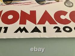 Affiche Originale Poster 6 éme Grand Prix Monaco Historique Formule 1 F1 2008