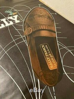 Affiche Originale Poster Bally Chaussures Signé Roger Bezombes Vintage