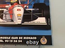 Affiche Originale Poster Grand Prix Monaco F1 Formule 1 1994