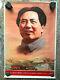 Affiche Poster Original Propagande China Mao Révolution Culturelle De 1966