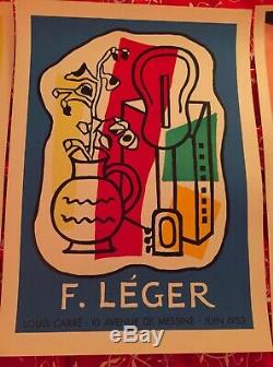Affiche Poster Originale Fernand Léger 1953 Mourlot