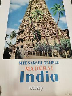 Affiche Tourisme Original Meenakshi Temple. Madurai. India. 100x70cm