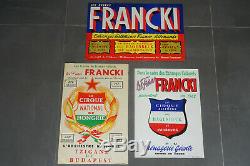 Affiche ancienne originale cirque frères Francki, vintage CIRCUS POSTER