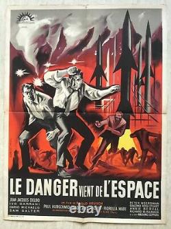Affiche cinéma DANGER VIENT DE L'ESPACE (EO 1959) Original French Movie Poster