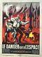 Affiche Cinéma Danger Vient De L'espace (eo 1959) Original French Movie Poster