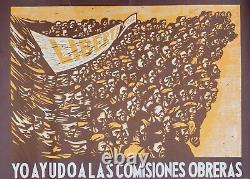 Affiche originale Espagne YO AYUDO A LAS COMISIONES OBRERAS poster 783