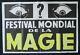 Affiche Originale Festival Mondial De La Magie Poster Prestidigitateur Magic