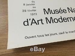 Affiche originale Original Poster MAN RAY Musée national d'art moderne 1972
