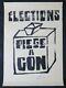Affiche Originale Mai 68 Elections PiÈge A Con French Poster 1968 153
