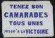 Affiche Originale Mai 68 Tenez Bon Camarades Tous Unis French Poster 1968 166