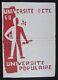 Affiche Originale Mai 68 Universite D'ete Universite Populaire Poster 1968 465